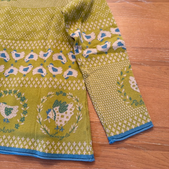 Gudrun Sjöden Charming CHICKEN Print Cardigan – NWOT - Picture 13 of 15